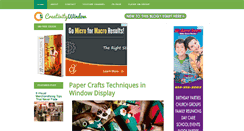 Desktop Screenshot of creativitywindow.com